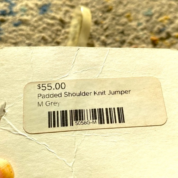 SABRAT BOUTIQUE GRAY KNIT TEXTURED JUMPSUIT  DRAWSTRING WAIST BRAND NEW … - Picture 10 of 12